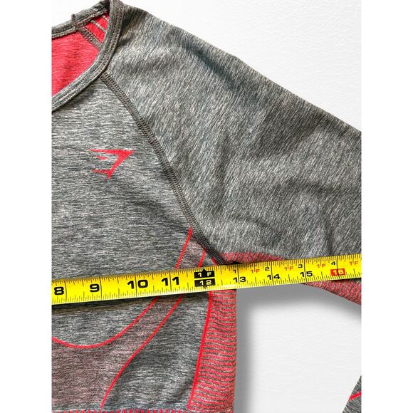 Gymshark Hyper Amplify Long Sleeved Crop Top, Size S - Picture 5 of 7